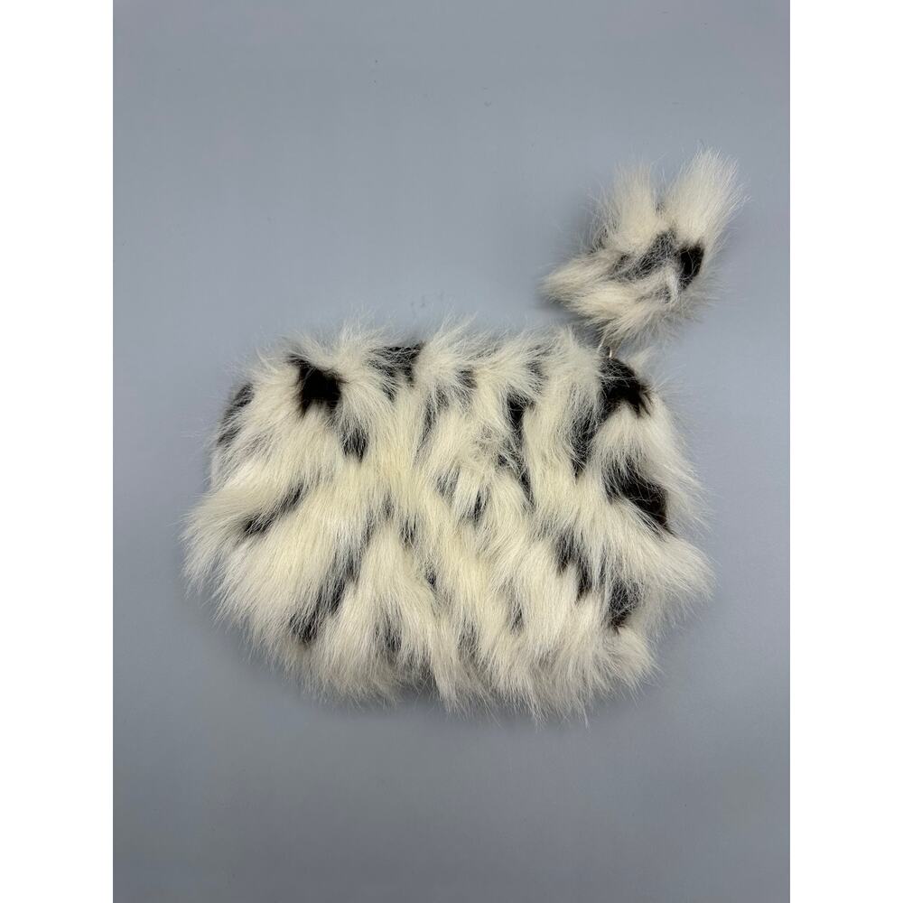 ✨ PBTeen Pottery Barn Faux Fur Beauty/Cosmetic Pouch - GUC ✨
